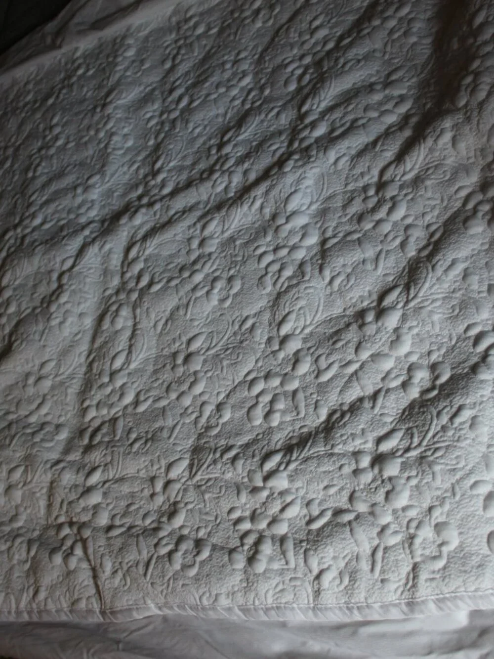White fitted mattress protectors in a twin size